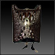 Lg.Brown Croc w/ Waterfall; black onyx