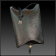 Basic Slip Top Bag Black lizard