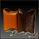 Lg. Woven Cognac, Dark brown Venetia